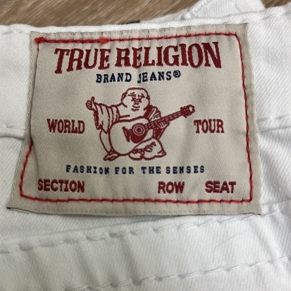 True Religion Becca Mid Rise Bootcut Jeans in Optic White size 20 NWT - Picture 8 of 8